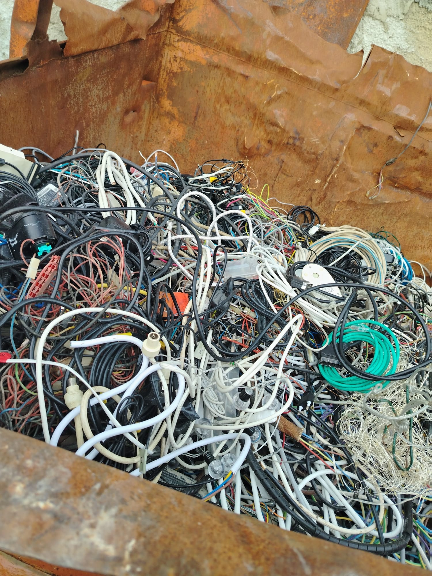 Raccolta di cavi elettrici